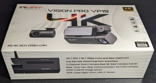 TradieCams Dashcams - Vision Pro VP19 packaged